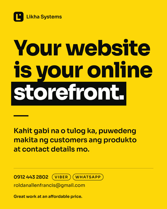 Your website is your online storefront, open day and night.